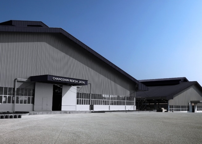 창신렉사자야 공장 전경. 창신렉사자야는 창신이 가장 최근 설립한 해외 공장으로 인도네시아에서는 두 번째 공장이다. 사진=창신