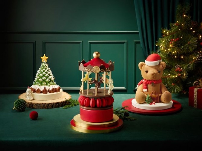 그랜드인터컨티넨탈 서울 파르나스 2025 페스티브 케이크. 사진=파르나스호텔