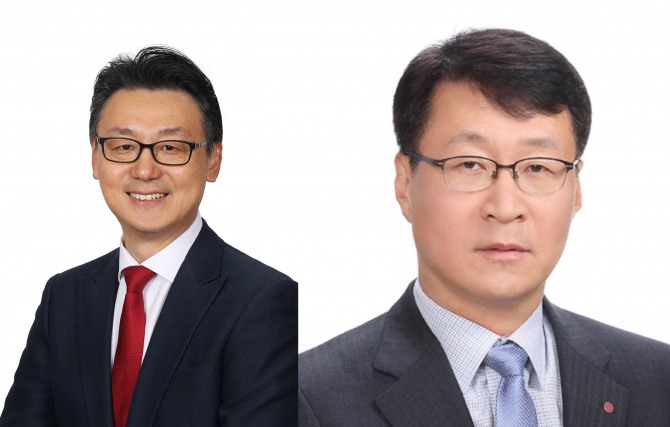 사장으로 승진한 (왼쪽부터) 은석현 VS사업본부장과 이재성 ES사업본부장. 사진=LG전자