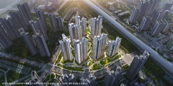 시티오씨엘 8단지 조감도. 자료=HDC현대산업개발, 현대건설, 포스코이앤씨