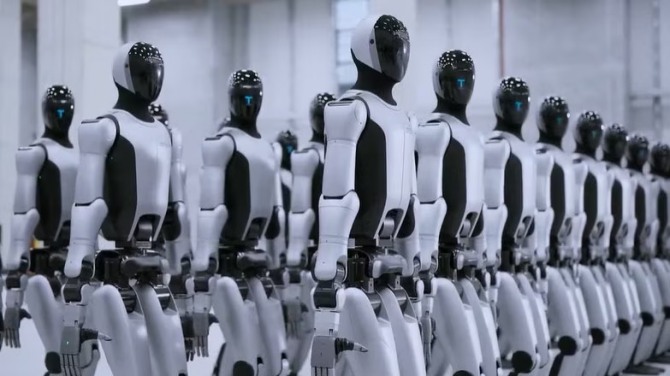 중국은 휴머노이드 로봇 분야에서 세계를 선도하고 있다. 사진=X