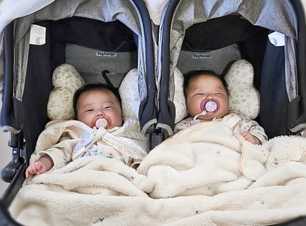 박경민 아워홈 창원영업팀 조리장의 쌍둥이. 사진=아워홈