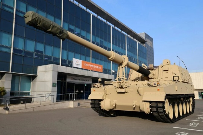  K9A1 자주포. 사진= 한화에어로스페이스