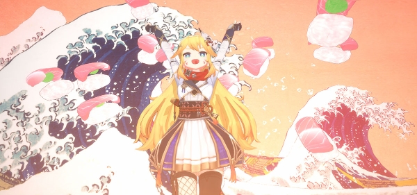 어비스디아의 캐릭터 '아르'의 '같이 먹자' 연출 예시 이미지. 사진=NHN