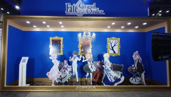 페그오 공식 포토 부스. 사진=이원용 기자