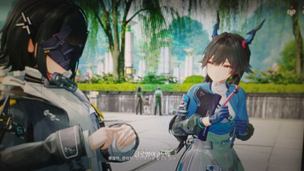 '관리자' 캐릭터의 모션이 상당히 귀엽게 모사됐다. 사진=이원용 기자