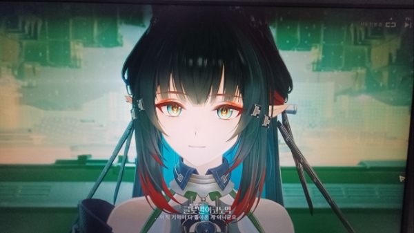 명일방주 엔드필드 내 필드 '무릉'의 지도자인 천사 '장방이'의 모습. 사진=이원용 기자