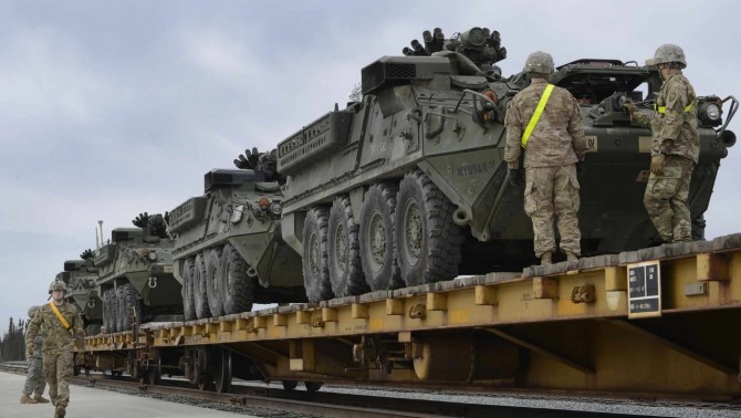 2017년, 미군의 스트라이커 장갑 인원 수송차. 사진=미 인도-태평양 사령부