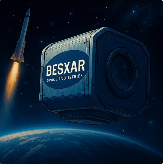 우주 스타트업 '벡사 스페이스'는 스페이스X 로켓에 전자레인지 크기의 소형 제조 모듈을 실어 보내, 지구상에서 구현 불가능한 완벽한 진공 상태에서 초미세 반도체 공정을 실험할 계획이다. 사진=오픈AI의 챗GPT-5.1이 생성한 이미지