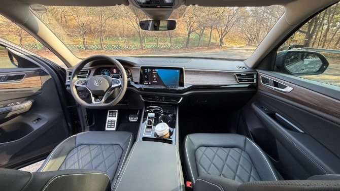 폭스바겐 아틀라스 인테리어 사진=육동윤 글로벌이코노믹 기자