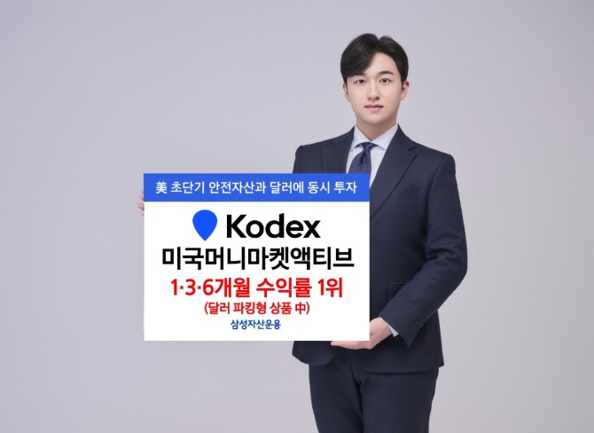 삼성자산운용의 'KODEX 미국머니마켓액티브'가 상장 7개월 만에 단기자금형 달러 ETF 중 수익률 1위에 올랐다.사진=삼성자산운용