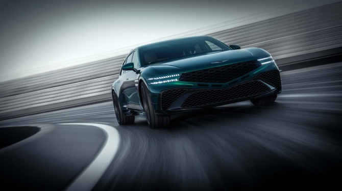 제네시스 G90 윙백 컨셉트 모델 사진=제네시스