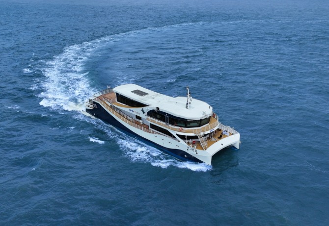  ABB 솔루션이 탑재된 완전 전기추진 관공선 'e-그린호' 사진=ABB코리아