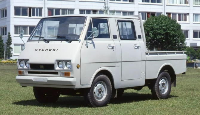 현대 포터 1세대 모델 HD1000 사진=현대자동차
