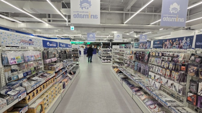 애니메이트 매장 모습. 사진=문용균 기자