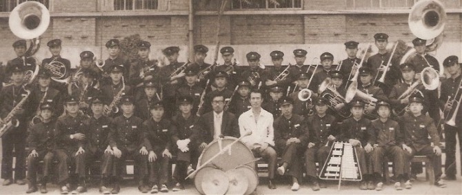 한양공고 1970년대 시절 밴드부 모습