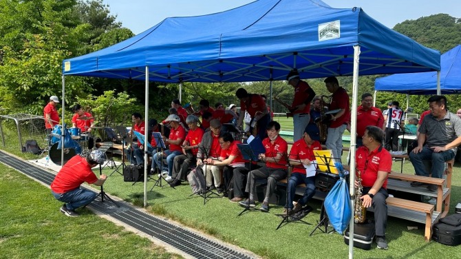 행사 대기 모습