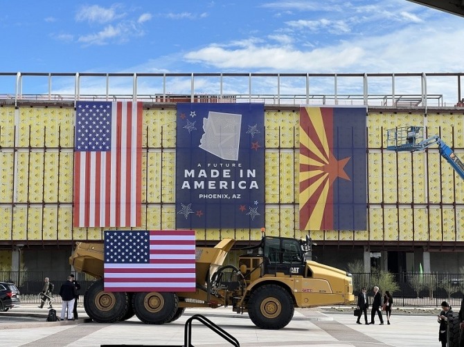 애리조나에 있는 TSMC 공장. 사진=대만국영통신