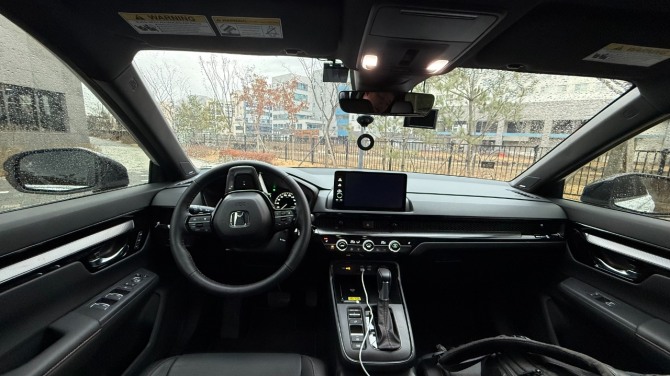 혼다 CR-V 인테리어 사진=육동윤 글로벌이코노믹 기자