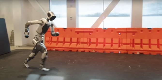 보스턴다이내믹스 전동화를 마친 이족 보행로봇 아틀라스가 동작하는 모습. 사진=보스턴다이내믹스 유튜브 캡처