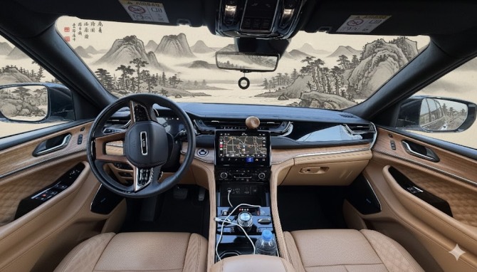 지프 그랜드 체로키 L (AI 편집) 사진=육동윤 글로벌이코노믹 기자