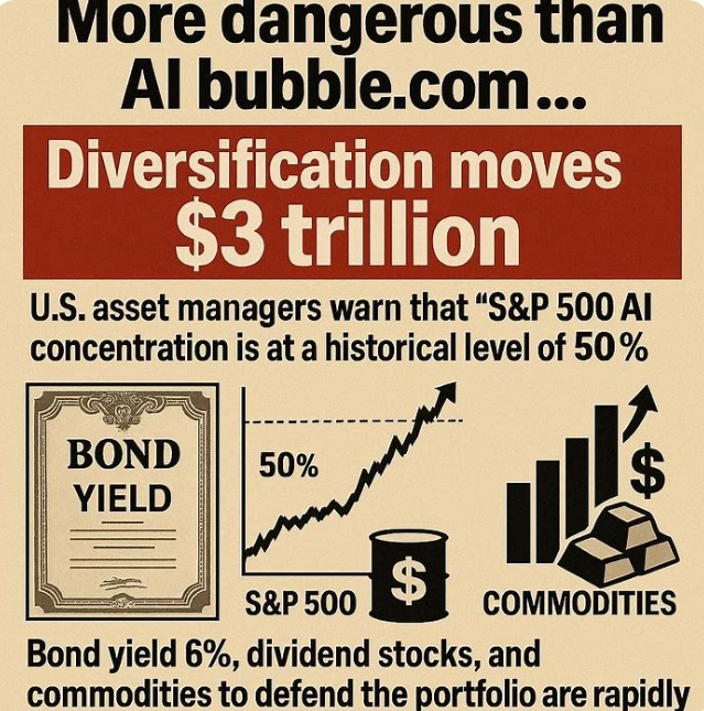"AI 버블 닷컴보다 위험"...분산투자로 3조 달러 자금 이동 - 뉴스 썸네일 이미지