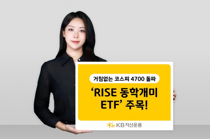 KB자산운용은 14일 'RISE 동학개미 ETF'가 증시 상승 국면에서 투자 대안으로 주목받고 있다고 밝혔다. 사진=KB자산운용