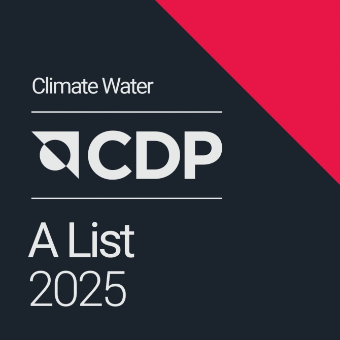 2025 CDP A리스트 뱃지. 사진=ABB