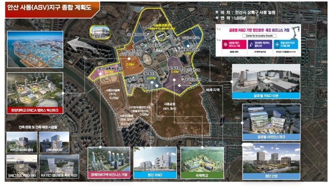 안산 ASV지구 종합계획도. 자료=안산시