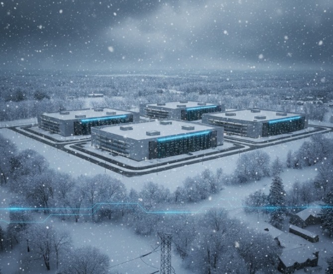 세계 최대 데이터센터 밀집 지역인 미국 버지니아주가 기록적인 한파와 데이터센터 전력 수요 폭증이라는 '이중고'에 직면하며 전력가격이 하루 만에 9배나 치솟았다. 이미지=제미나이3