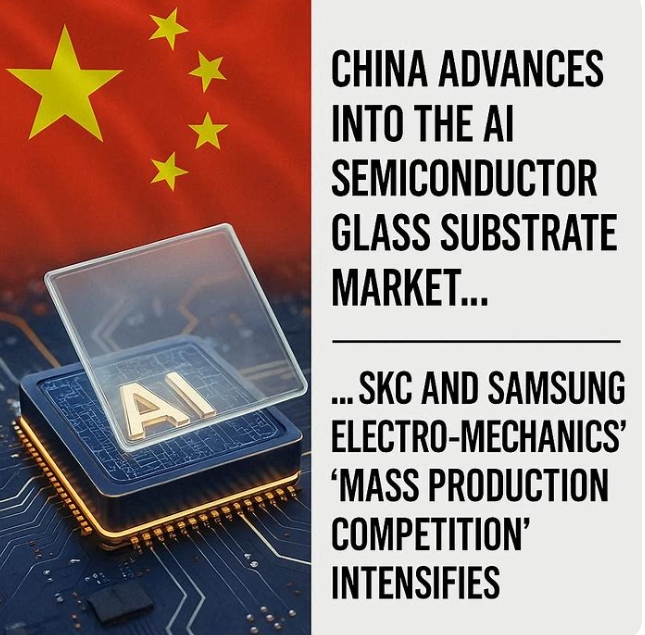 중국이 차세대 반도체 핵심 소재인 유리 기판 시장에 본격 진출하면서 한국과 대만, 일본, 미국 기업 간 경쟁이 격화하고 있다. 사진=빙 이미지 크리에이터