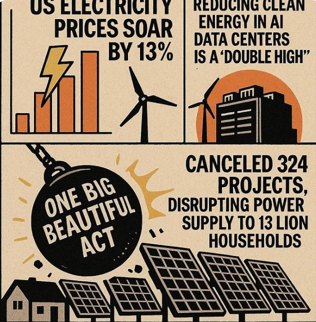 도널드 트럼프 미국 대통령 집권 이후 미국 가정의 전기요금이 13% 급등한 것으로 나타났다. 이미지=빙 이미지 크리에이터