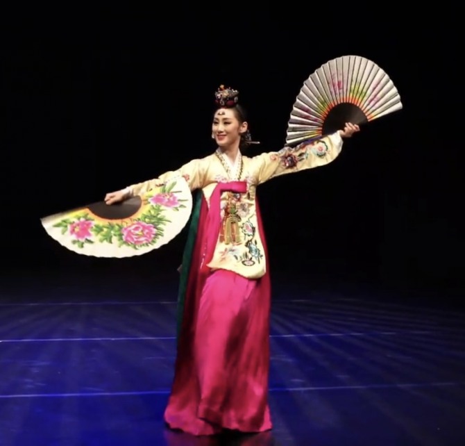 김백봉부채춤, 보훈무용예술협회 젊은예인전, 2021