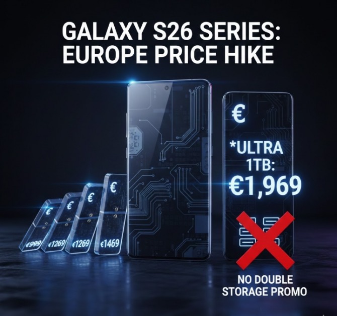 삼성전자의 차기 플래그십 스마트폰 '갤럭시 S26' 시리즈가 유럽 시장에서 전작보다 큰 폭으로 오른 가격에 판매될 것이라는 관측이 나왔다. 이미지=제미나이3
