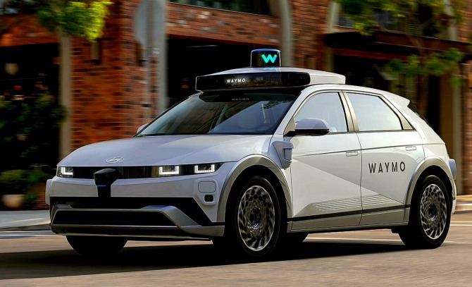 현대 아이오닉 5 로보 택시 사진=웨이모