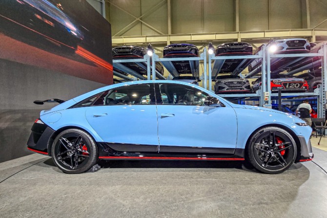 현대차 아이오닉6가 전기 세단의 정점을 보여줬다면 아이오닉6N은 고성능 세단의 새로운 지향점을 보여주는 기념비 적인 모델로 꼽히고 있다. 사진=글로벌이코노믹