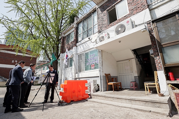 미래타운으로 지정된 행신동 연세빌라. 사진=고양시