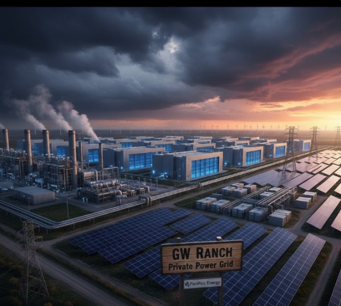 인공지능(AI) 패권 경쟁이 ‘데이터’를 넘어 ‘전력’ 확보를 위한 전면전으로 치닫고 있다. 이미지=제미나이3