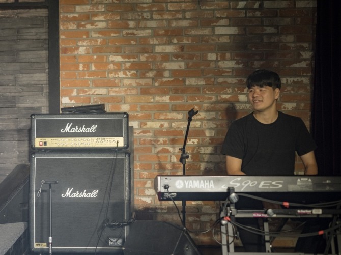 대학생 시절 블루스 밴드