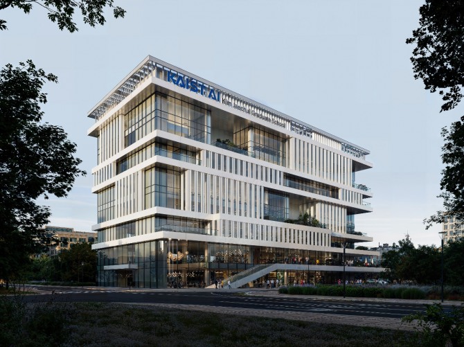 KAIST 김재철AI대학원 판교 연구동 투시도  사진=동원그룹