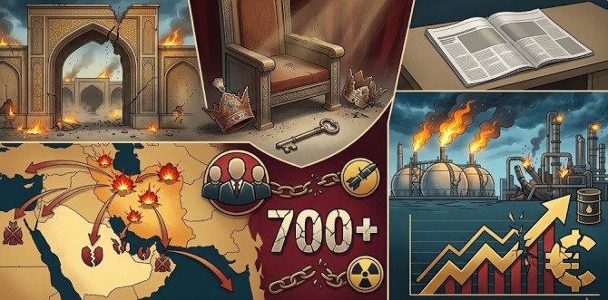 호르무즈 해협의 파도가 또 다시 세계 경제를 흔들기 시작했다. 이란 혁명을 완성하고 36년간 철권을 쥐어 온 아야톨라 알리 하메네이가 지난달 28일 미국·이스라엘 합동 공습으로 사망하면서, 중동은 반세기 만에 가장 위험한 임계점을 향해 치닫고 있다. 이미지=제미나이3