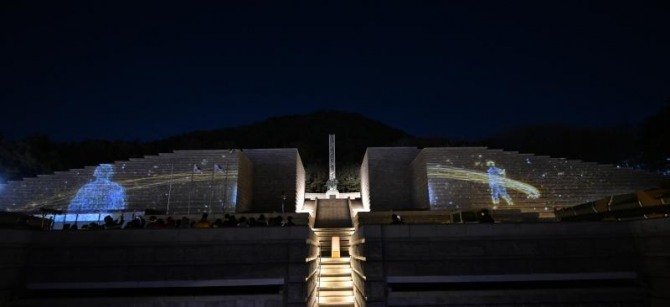 인천상륙작전기념관, 역사·현대 결합 아트 전경 사진=인천시