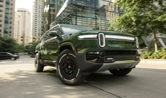 미국 전기트럭 업체 리비안의 전기차. 사진=리비안