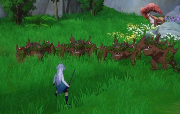 서브 퀘스트 중 전투를 앞두고 연출된 컷씬. 사진=7대죄: 오리진 인게임 화면 캡처