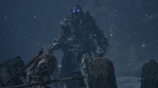 킹스로드 인게임 플레이 초반부에 시체가 변이한 '시귀 거인'을 적으로 만나게 된다. 사진=넷마블