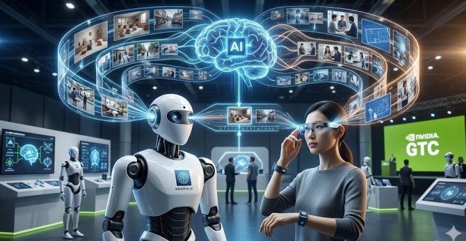 2026년 AI 투자의 향방은 텍스트를 넘어 ‘물리적 세계의 기억’으로 향하고 있다. 인간이 과거의 경험을 바탕으로 현재의 행동을 결정하듯, 로봇과 웨어러블 기기에도 ‘시각적 기억’을 이식하려는 시도가 상용화 단계에 진입했다. 이미지=제미나이3