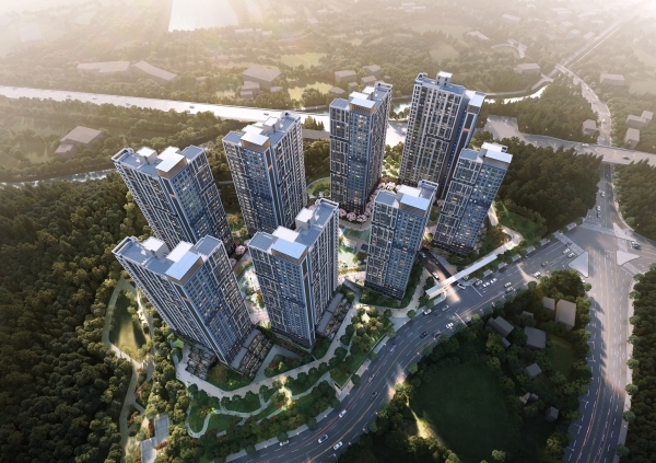 양평벽산블루밍 조감도.  사진=양평벽산블루밍