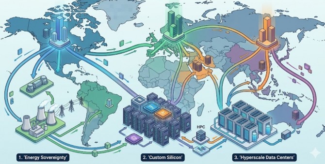 인공지능(AI)을 '가진 자의 전유물'로 만들지 않으려면, 역설적이게도 지금 당장 눈앞에서 벌어지는 데이터센터 건설 저지 운동을 멈춰야 한다는 주장이 나왔다. 이미지=제미나이3 
