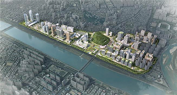 학성공원 물길 복원사업 전체  조감도.  사진=울산시 