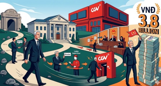 호치민시 인민법원은 지난 3월 26일, 영국 국적의 베네딕트 다니엘 설리번(Benedict Daniel Sullivan·63) 전 영업마케팅 이사가 CJ CGV 베트남 유한회사를 상대로 낸 손해배상 청구 소송에서 원고 일부 승소 판결을 선고했다. 이미지=제미나이3